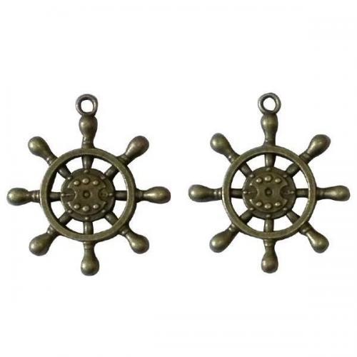 Аксессуар для декора метал Штурвал 34,5*39*4 53384