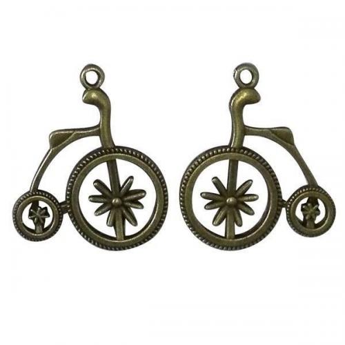 Аксессуар для декора металл Винтажный велосипед 32*27*2 мм