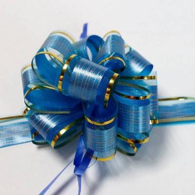 Бант-шар 3.2 см С рисунком и органзой 51348