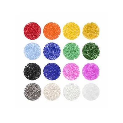 Бисер в пакетике 50 г Калиброванный в ассортименте