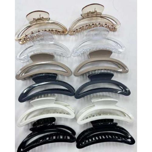 Большая пластиковая заколка-краб 'Классик' 11.5 см (Цена за штуку) 139221