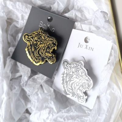 Брошь цвета золото/серебро 'Тигр' 85795
