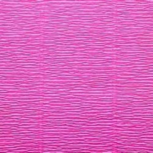 Бумага гофрированная 49121551 ярко-розовая Италия 50 см*2.5 м 180 г