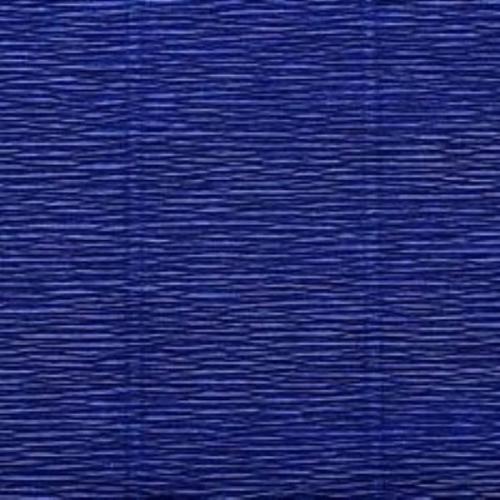 Бумага гофрированная 49121555 темно-синяя Италия 50 см*2.5 м 180 г