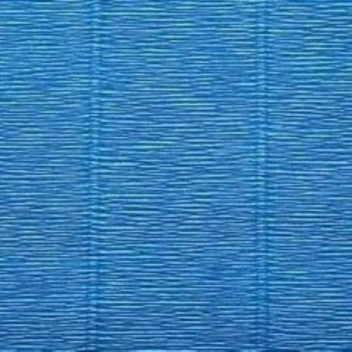 Бумага гофрированная 49121557 васильковая Италия 50 см*2.5 м 180 г