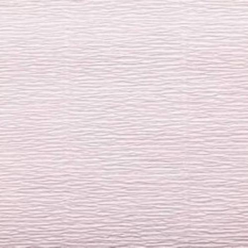 Бумага гофрированная 49121569 бело-розовая Италия 50 см*2.5 м 180 г