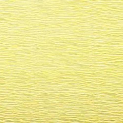 Бумага гофрированная 49121574 лимонно-желтая Италия 50 см*2.5 м 180 г