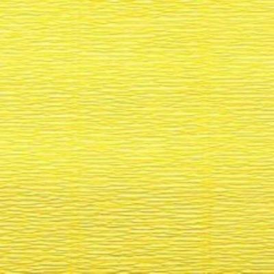 Бумага гофрированная 49121575 лимонная Италия 50 см*2.5 м 180 г