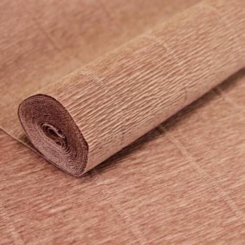 Бумага гофрированная 49121613 какао Италия 50 см*2.5 м 180 г