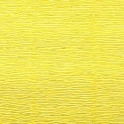 Бумага гофрированная 620975 лимонная Италия 50 см*2.5 м 140 г