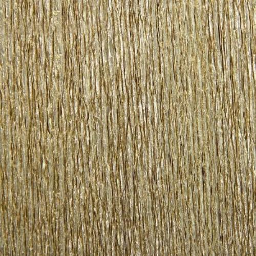 Бумага гофрированная металлизированная 620807 темное золото Италия 50 см*2.5 м 180 г