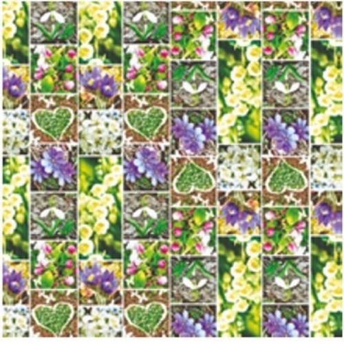 Бумага крафт в рулоне 75 см*10 м 'Blue and White' 2002209