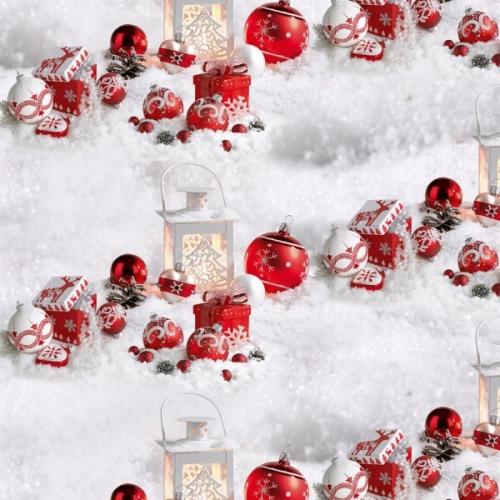 Бумага новогодняя упаковочная в листах 100*70 см С Новым годом 10 л/уп 442082