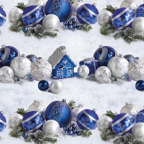 Бумага новогодняя упаковочная в листах 100*70 см С Новым годом 10 л/уп 442084