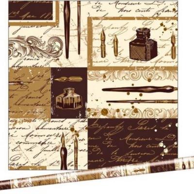 Бумага упаковочная глянцевая Поэт 70 см*10 м 51245