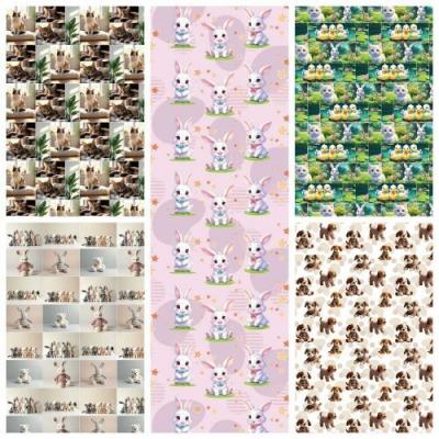 Бумага упаковочная глянцевая Животные (25листов) 70*100 см 441726