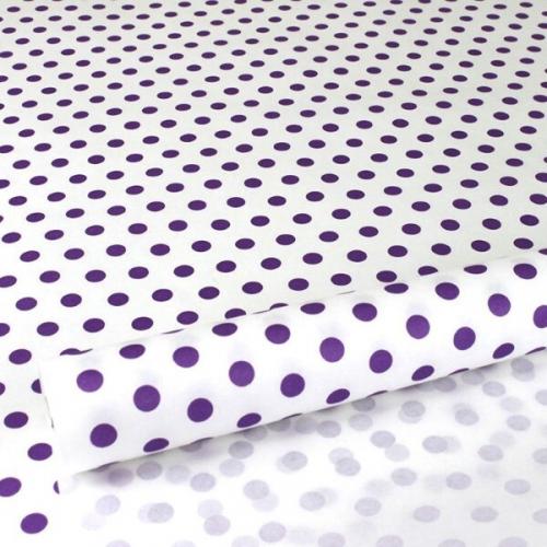 Бумага упаковочная крафт беленая 'Бисер сиреневый' 72 см*10 м 50 г/м2 530393