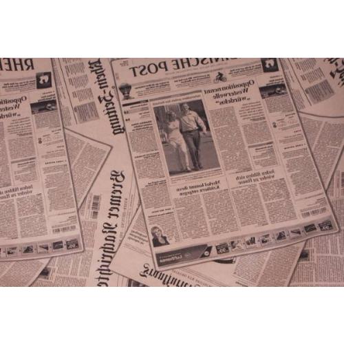 Бумага упаковочная крафт в рулоне 70 см*10 м Газета черный 40 г/м2