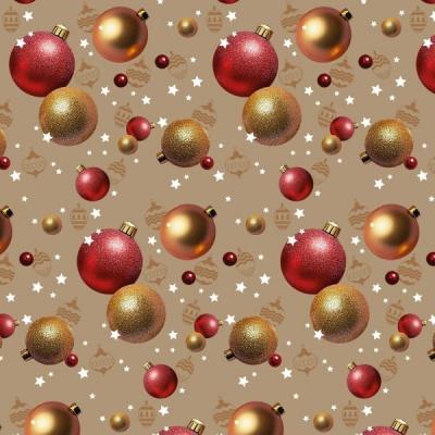 Бумага упаковочная новогодняя глянцевая 70*100 см С Новым годом! 10 л/уп 442076