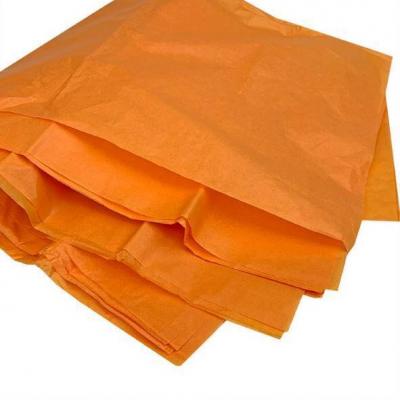 Бумага упаковочная тишью 50*66 см Апельсин 10 листов 17 г/м2 4919123