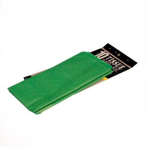 Бумага упаковочная тишью 50*66 см Зеленый 10 листов 17 г 4919355