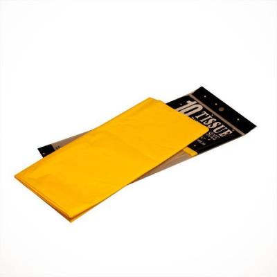 Бумага упаковочная тишью 50*66 см Желтый 10 листов 17 г 4919108