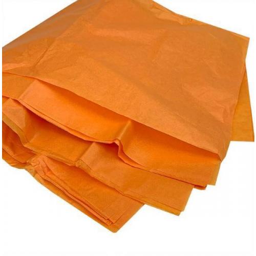 Бумага упаковочная тишью 50*66 см Апельсин 10 листов 17 г/м2 4919123