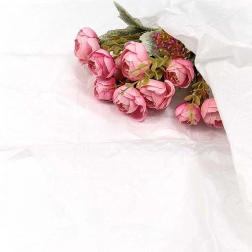 Бумага упаковочная тишью 50*66 см Белый 10 листов 441222