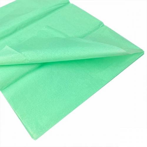 Бумага упаковочная тишью 51*66 см Изумрудный 10 листов 14 г/м2 49191337