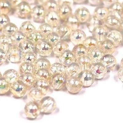 Бусины перламутр 6 мм 100 г Прозрачно-бежевый 271467