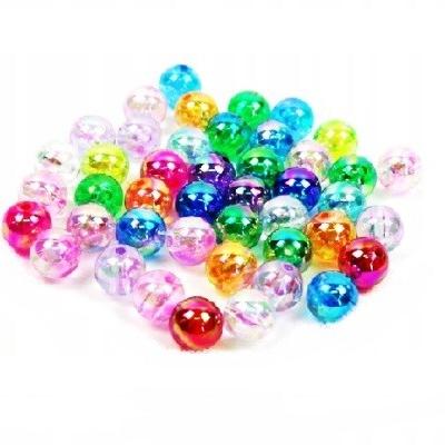 Бусины перламутр 6 мм 100 г Прозрачно-разноцветный 271469