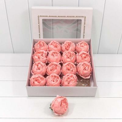 Декоративный цветок-мыло 'Пион' Умеренно-розовый 8*8 см 443355