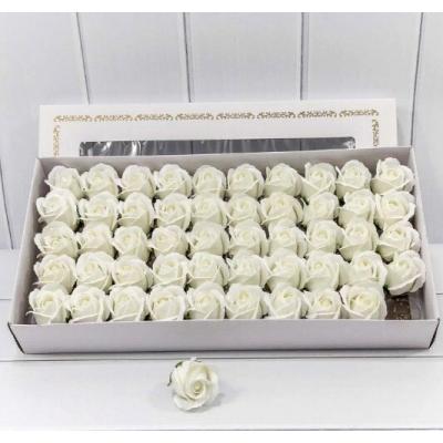 Декоративный цветок-мыло 'Роза' Белый 5.5*4 см 440812