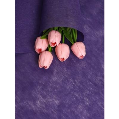 Фетр флористический в рулоне 50 см*15 м Фиолетовый 62345ф