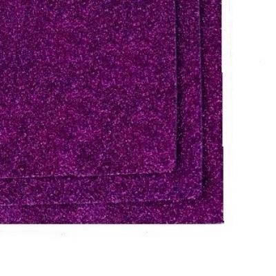 Фоамиран 30*20 см 2 мм Фиолетовый 021 с блестками 10 шт/уп, цена за упаковку