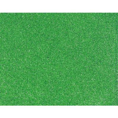 Фоамиран 30*20 см 2 мм Зеленый 023 с блестками 10 шт/уп, цена за упаковку