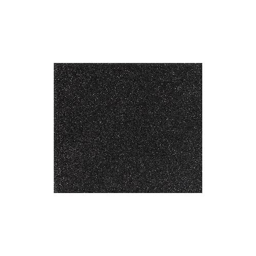 Фоамиран 50*50 см 2 мм Черный с блестками 10 шт/уп