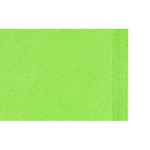 Фоамиран 50*50 см 2 мм Мятный с блестками 10 шт/уп 2704814