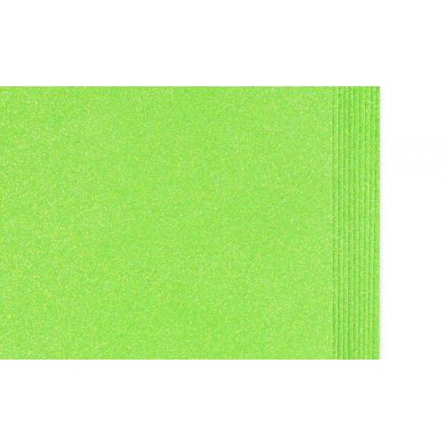 Фоамиран 50*50 см 2 мм Мятный с блестками 10 шт/уп 2704814