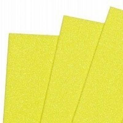Фоамиран глиттерный А4 2 мм Premium перламутровый желтый 10 шт/уп 171626