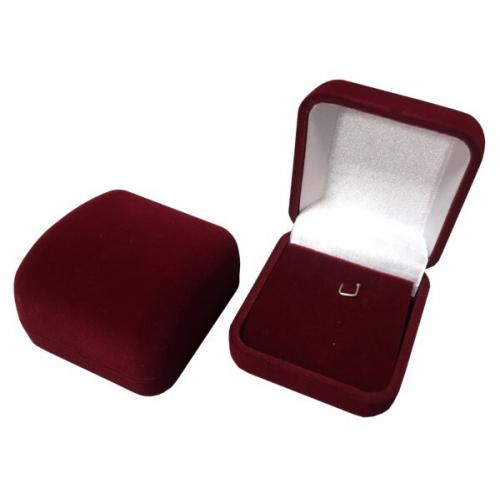 Футляр бархатный под кулон бордо 42361