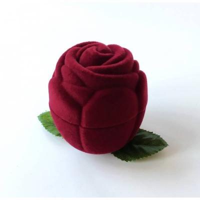 Футляр бархатный 'Розочка' малая бордо 42349