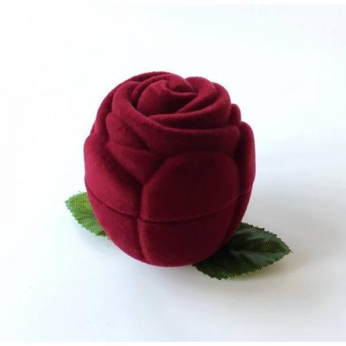 Футляр бархатный 'Розочка' малая бордо 42349