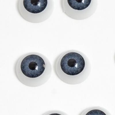 Глазки для игрушек 12 мм объемные круглые (10 шт) Серые 171984