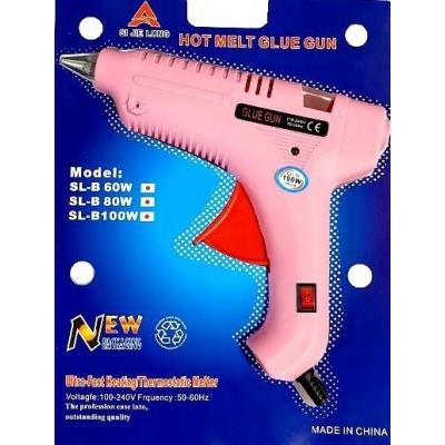 Клеевой пистолет для стержня 11 мм 100 w 9*16 см Розовый 27231