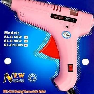 Клеевой пистолет для стержня 11 мм 100 w 9*16 см Розовый 27231