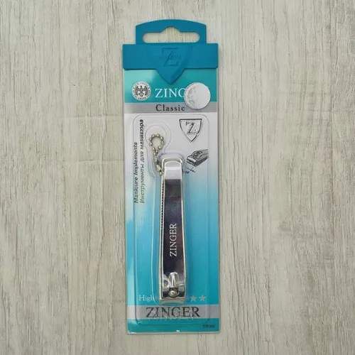 Книпсер Zinger SLN-604-FC серебро, с пилкой, длина 8 см
