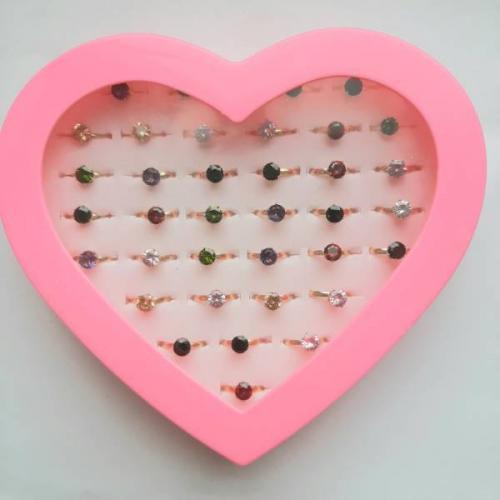 Кольцо (36 шт) со стразами 1