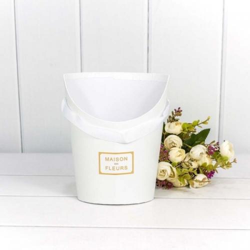 Коробка для цветов ваза 15.5*12*19 см 'Maison des fleurs' Белый 447049
