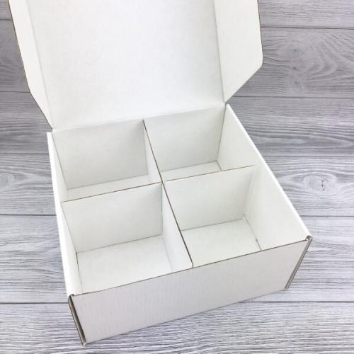 Коробка самосборная 19*19*9 см МГК белый 51728